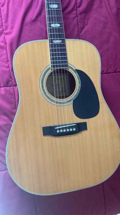 Suzuki Three S F-200  ~  1976 Solid Spruce Top Acoustic Guitar