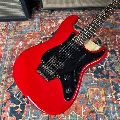 1985 Fender Boxer Stratocaster ST-556 A Serial HSS Kahler - Torino Red
