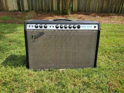 1976 Fender Deluxe Reverb Guitar Amplifier Export Model