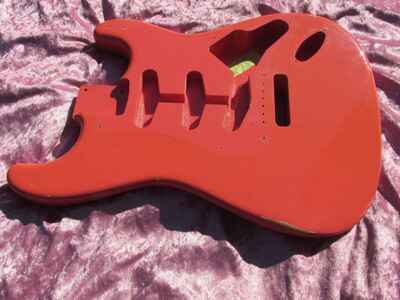 Fender Stratocaster body - Tahitian Coral by GM Vintage Restorations