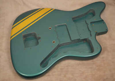 Vintage 1966 Fender Jazzmaster Body, Killer Refin with Racing Stripes 1965 1964