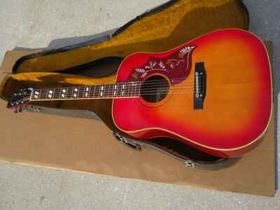 Vintage 1970s Hondo Hummingbird Acoustic Guitar