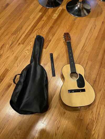 VINTAGE HARMONY PARLOR ACOUSTIC GUITAR H5422 with SLEEVE CASE