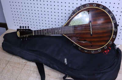 Vintage Antique 1930??s Blue Comet 8 String Mandolin Stringed Music Instrument US