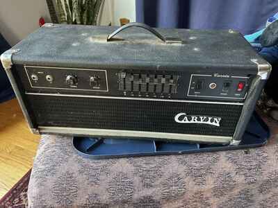 Vintage Carvin Bass Master Solid-State Amplifier SC3000 Untested Parts Only