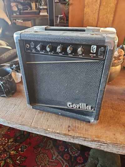 Gorilla GG-25 Guitar Amp Vintage 1980??s Tested Works