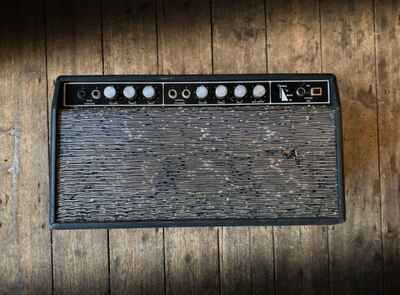 1969 Selmer Treble N Bass 50 Reverb Valve Guitar Amplifier Head