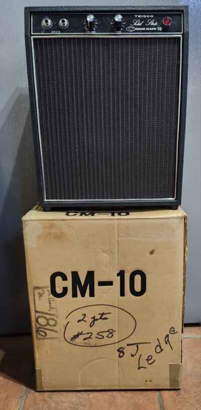 Teisco Checkmate 10 CM-10 Vintage 1960s Solid State Guitar Amplifier Amp