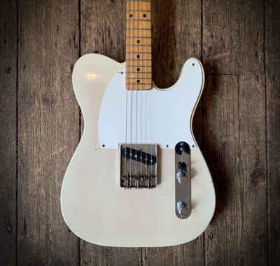 1958 Fender Esquire. See through blonde. Top loader bridge & orig. case