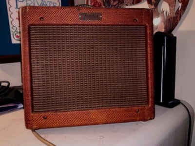 Fender Vintage 1960 Champ Narrow Panel 5F1 1x8" Tweed Guitar Combo Amp Original