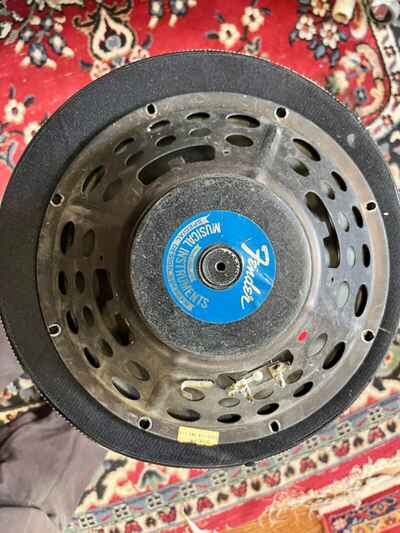 Oxford 12l6 fender branded speaker needs recone - 1971