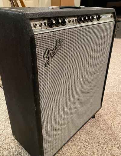 Fender Bassman Ten 4x10?? Combo 1976 Silverface Amplifier A64616 Pickup Ohio