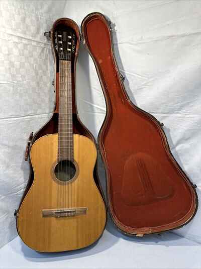 Hofner Acoustic Guitar Model 497 With Case Vintage 1950??s