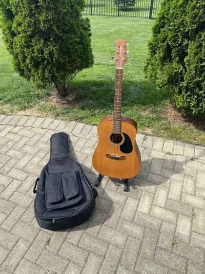 Vintage Takamine Jasmine S-35 Acoustic Guitar With Padded Gigbag Case FREE SHIP