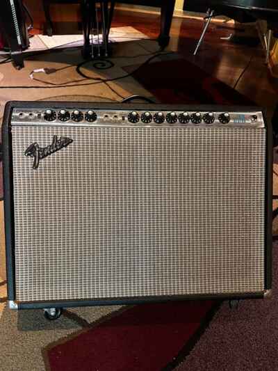 Fender 1973 -1974 Twin Reverb Silver Face Amplifier With Cover