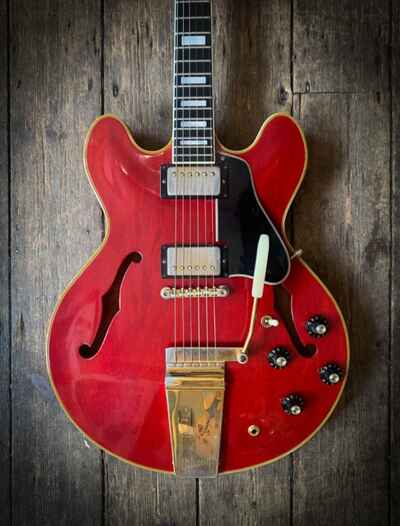 1968 Gibson ES 355 TDC MONO with Vibrola in Cherry and Orig. hard shell case