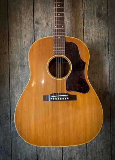 1955 Gibson J50 Acoustic in natural finish & hard shell case