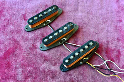 Vintage 1980 Fender Stratocaster Grey Bottom Strat Pickup Set - Incredible Tone
