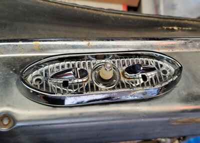 1958 - 1960 Lincoln & Continental  6-way Power Seat Switch with Chrome Bezel