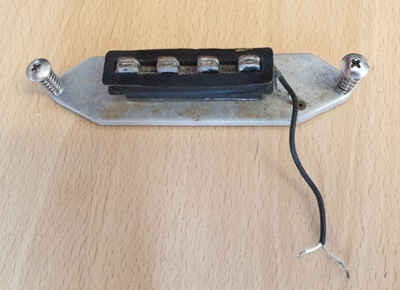 Vintage 4001 Style Bridge Pickup from 70s Arbiter Bass Matsumoku Japan
