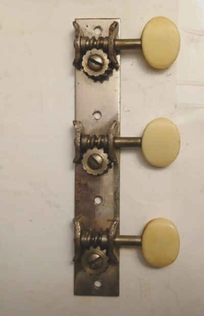 Rare Pre-War Kluson Tuners Vintage Tuning Pegs Bass Side 1930s Gibson J-35 etc