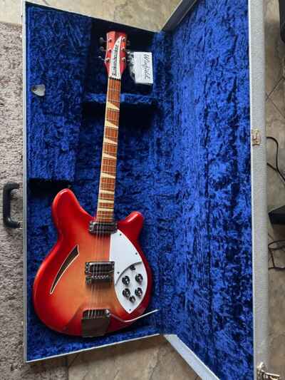 1967 Rickenbacker 365 Vintage Guitar Fireglo 100% Original in Fireglo
