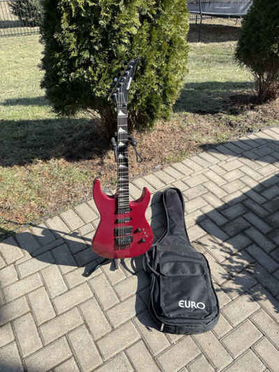Vintage 1980??s Kaman Applause GTX23 Red Electric Guitar Made In Korea With Case