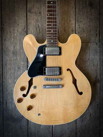 1982 Gibson ES 335 TDN Left handed model and hard shell case