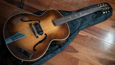 Vintage 1953 Hofner Senator Archtop with Bare Knuckle bridge P90
