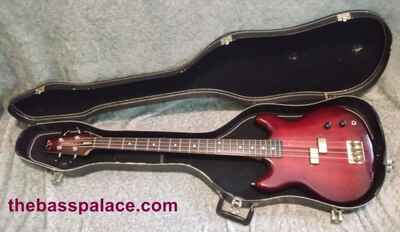 1983 VANTAGE VS695B BASS TRANS RED ASH ROSEWOOD MATSUMOKU ERA CLAYPOOL PICKUP