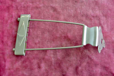 Vintage 1959 Gibson Nickel Tenor Trapeze Tailpiece Es-125 Es-175 Archtop Clover!
