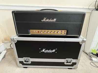 Marshall 1959 HW 100W Plexi Valve Amp Head And Flight Case