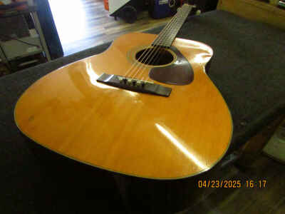 Yamaha fg-200 acoustic guitar japan vintage 1970s spruce mahogany rosewood