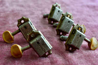 Vintage 1956 Gibson Kluson Deluxe Tuners Single Line -  ES-225 J-45 1955