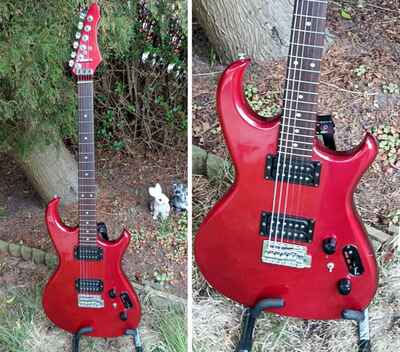 Aria Pro II RS INAZUMA-V 1983 Candy Apple Red Made in Japan, Matsumoko Vintage