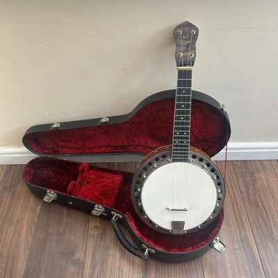 Ron Spiers Supreme Banjo Ukulele Ludwig Style George Formby