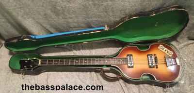 1966 HOFNER BEATLE BASS 500 / 1 ONE-OWNER EXCELLENT CONDITION ORIGINAL CASE NO P / G
