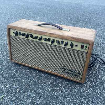 Vintage Guild G300 "Tamarack" Acoustic Guitar Amplifier - 2x20 Watt - Solid Oak