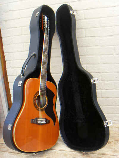 12 String Guitar EKO Ranger 12 In case.