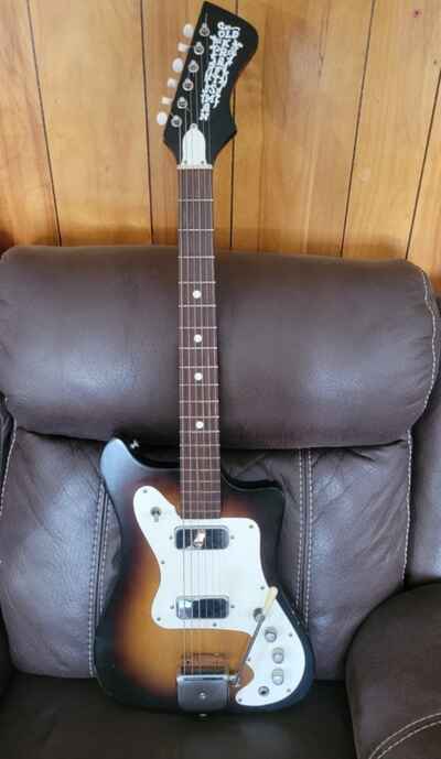 Kay 1960s Old Kraftsman Vanguard II RARE Chicago Electric Guitar!