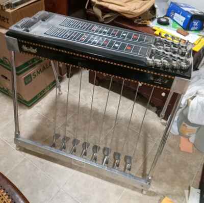 Sho-Bud Pedal Steel Guitar. Pro-III. Double Neck. 8 Pedals, 4 Knee Levers. 1974.