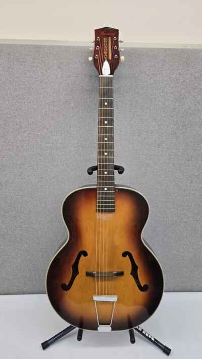 1966 Harmony H954 Broadway Archtop Sunburst USA Set Up Ready To Play
