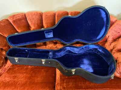 Unbranded Vintage Hardshell Acoustic Parlor OM Case 1960s 1970s