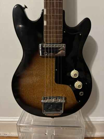 Teisco  E-100 Electric Guitar  Burst 1960s Made In Japan MIJ
