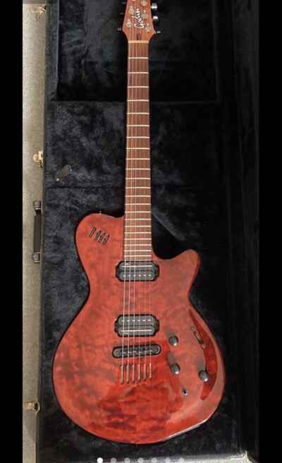 godin LGX lgx GTR mahogany guitar W / C electric gutiar hard case pristine