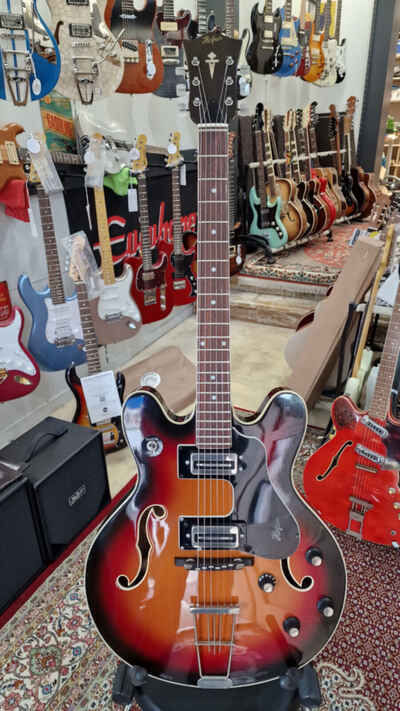 Höfner 4572 II semiakustik thinline Gitarre von 1969 in sunburst