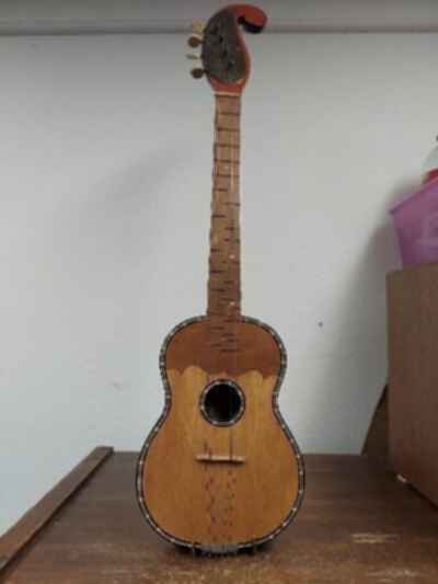 Prim 4 String Tamburitza Vintage 1940s - 50s? Handmade Ivan Hlad? 23" Long EUC