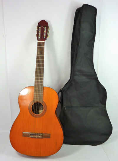 Vintage 1970s Dulcet Classic Rose Morris Acoustic Guitar With Carry Case