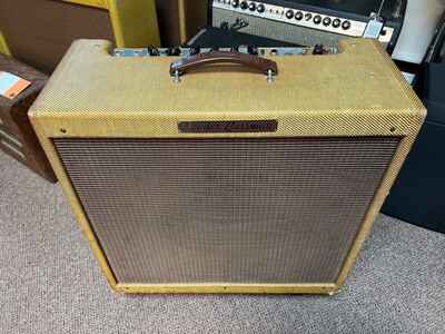 1959 1960 Tweed Fender 5F6-A Bassman 4x10 Combo Amp