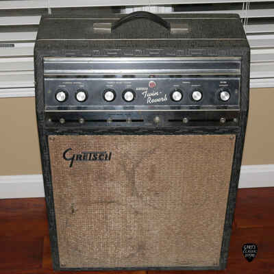 1965 Gretsch Twin  Reverb Combo Tube Amplifier Model 6162